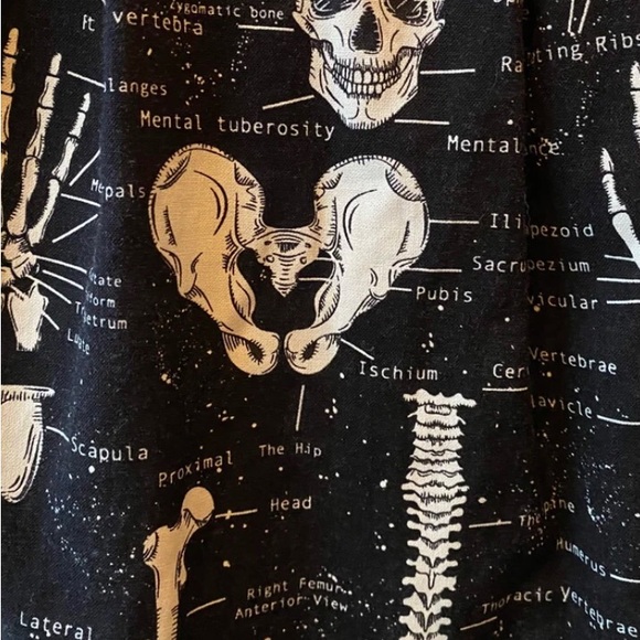 NWT Folter Glow in the Dark Skeleton Dress - Picture 11 of 12